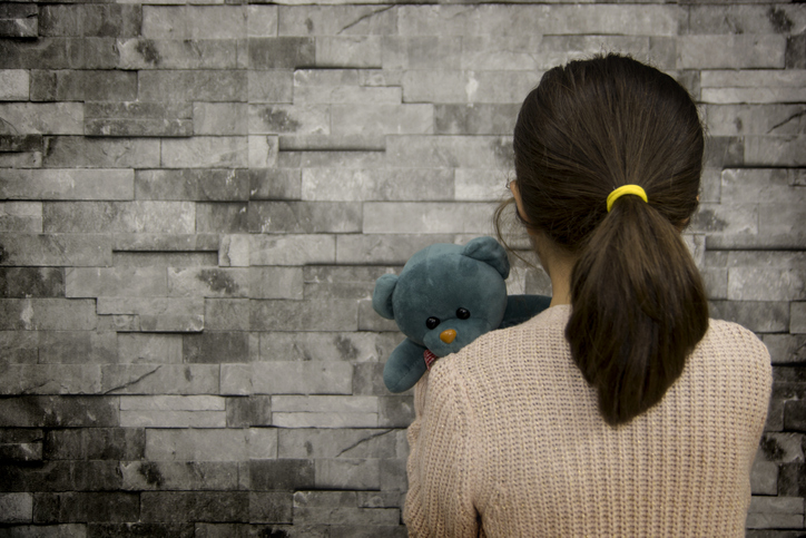 little girl and fear